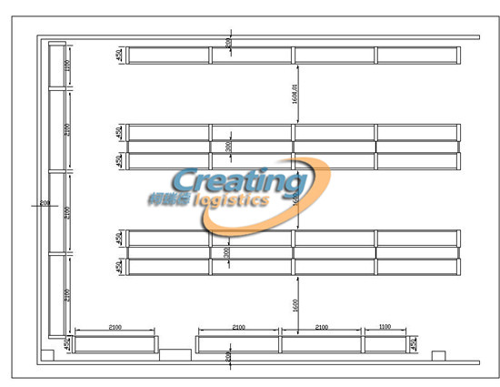 物流配送行業(yè)重型倉庫貨架設(shè)計